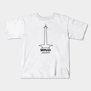 Monas - Jakarta 05 Kids T-Shirt